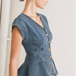 Load image into Gallery viewer, Tisha Denim Top
