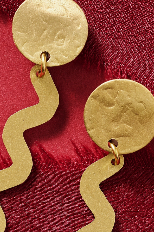 Squiggle Post Earrings