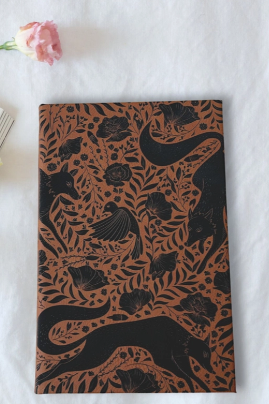 Leather Engraved Lined Journal