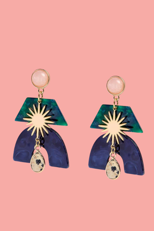 Jasper Glam Earrings