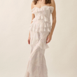 Load image into Gallery viewer, Jenna Ruffle Dress - White
