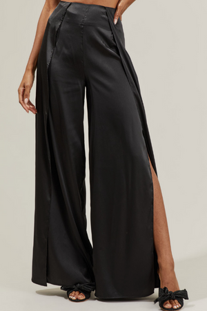 Norah Satin Wrap Pants