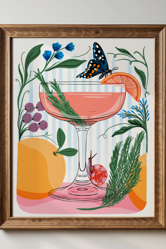 Greyhound Cocktail in Coup Glass