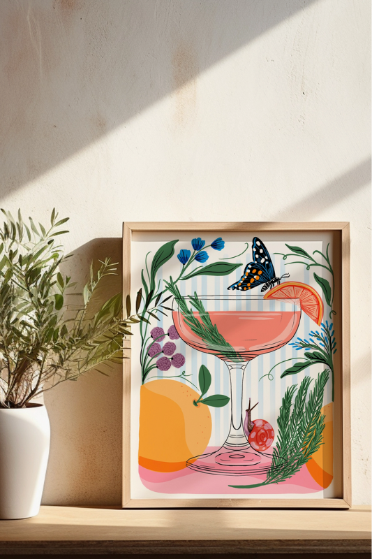 Greyhound Cocktail in Coup Glass