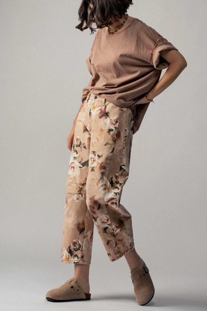 Vintage Rose Barrel Jeans
