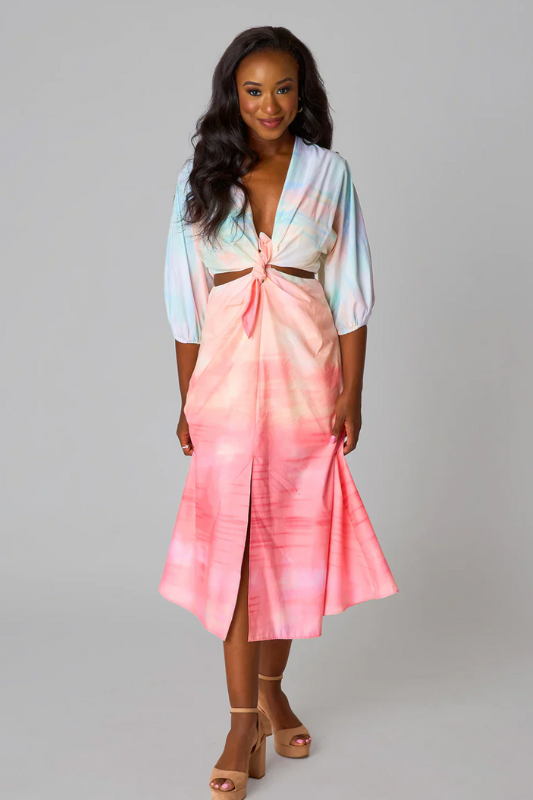 Maxine Unicorns Midi Dress