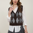 Load image into Gallery viewer, Twiggy Argyle Vest
