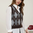 Load image into Gallery viewer, Twiggy Argyle Vest
