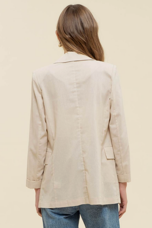 Nine to Five Blazer - Natural