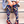 Load image into Gallery viewer, Bold Blue Floral Knee High Socks
