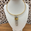 Load image into Gallery viewer, AMULET Clear Quartz Pendant Choker

