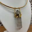 Load image into Gallery viewer, AMULET Clear Quartz Pendant Choker
