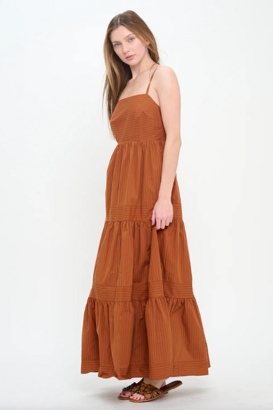 Terracotta Ridge Maxi Dress