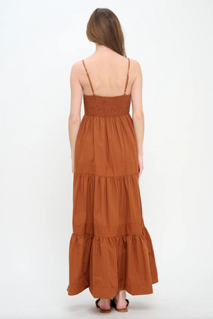 Terracotta Ridge Maxi Dress