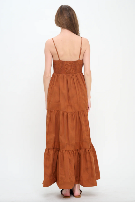 Terracotta Ridge Maxi Dress