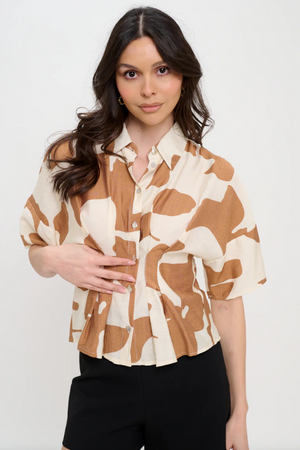 Terracotta Drift Shirt
