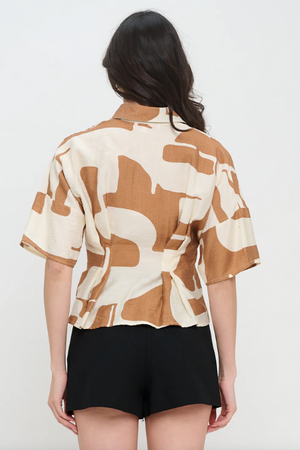 Terracotta Drift Shirt