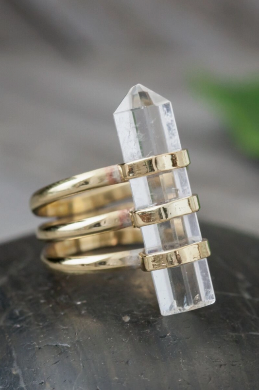 Crystal Quartz Ring
