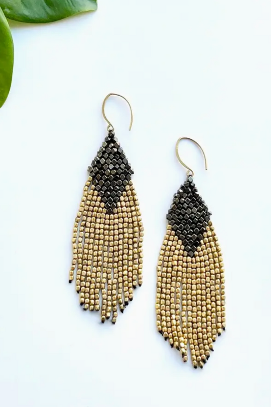 Diamond Fringe Earrings