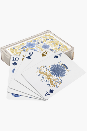 Caterpillar Floral Playing Cards