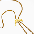 Load image into Gallery viewer, Crescent Moon Bolo Necklace
