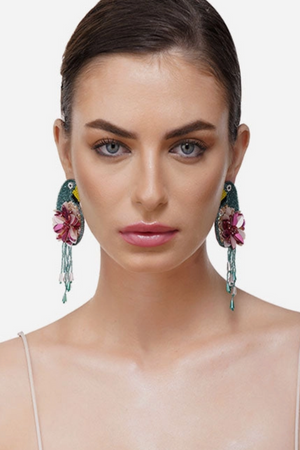 Retro Parrot Earrings