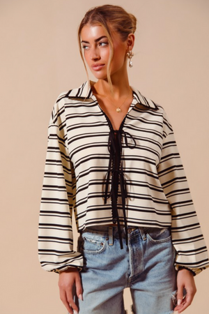 Sasha Striped Top