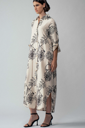 Cool Breeze Maxi Shirt Dress