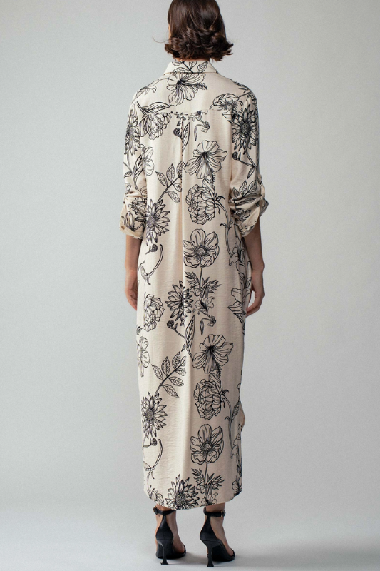 Cool Breeze Maxi Shirt Dress