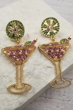 Martini Cocktail Earrings