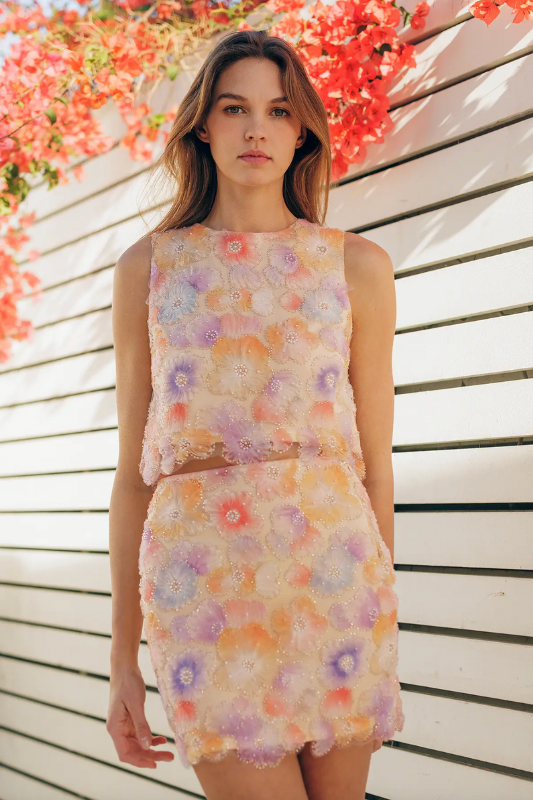 Delila Floral Tank