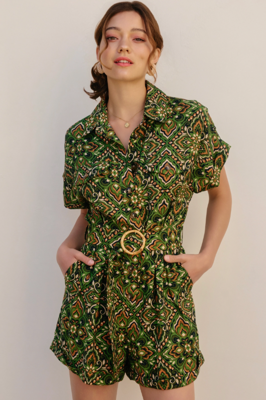 Casting Shadows Romper