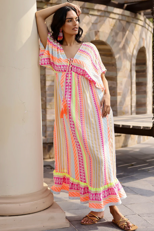 Arabella Caftan Maxi Dress
