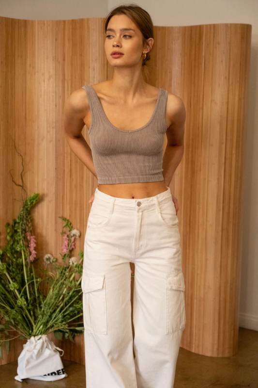 Ribbed Knit Brami