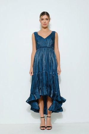 Flora Ruffle Midi Dress