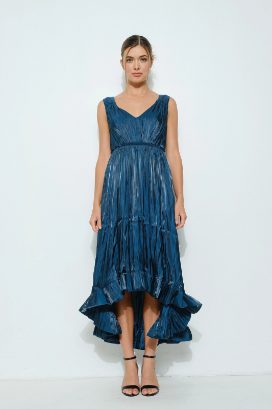 Flora Ruffle Midi Dress