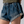 Load image into Gallery viewer, Just Relax Cuffed Shorts - Denim
