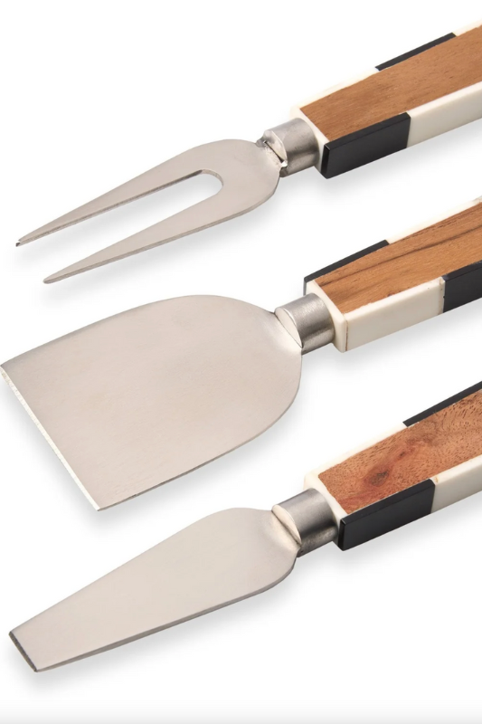 Checkered Cheese Tool Set
