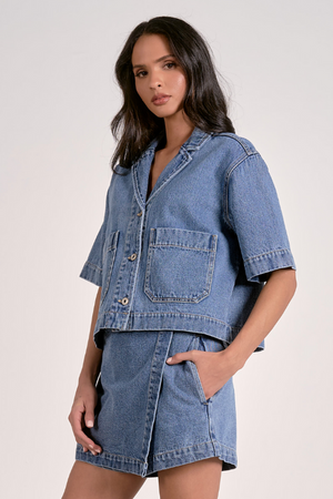 Jaclyn Denim Shacket