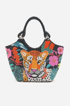 On the Prowl Beaded Handbag