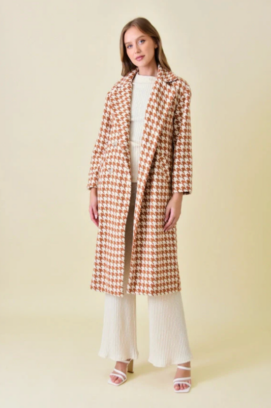 Alex Houndstooth Coat