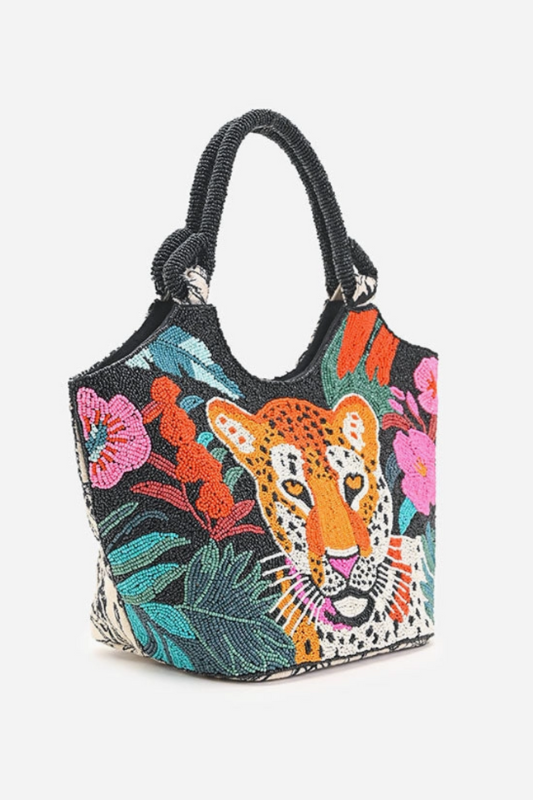On the Prowl Beaded Handbag