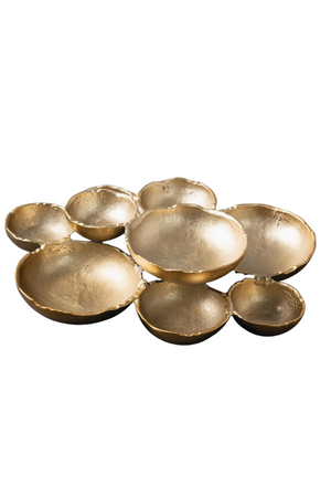 Gold Cluster Platter
