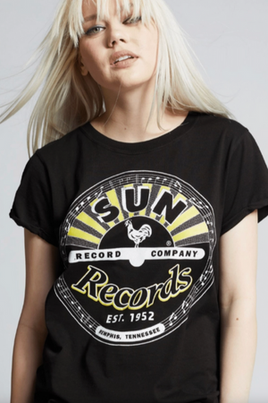 Elvis X Sun Record Tee