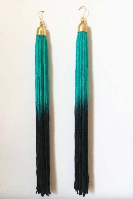 Teal Ombre Earrings
