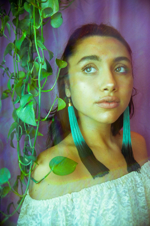 Teal Ombre Earrings
