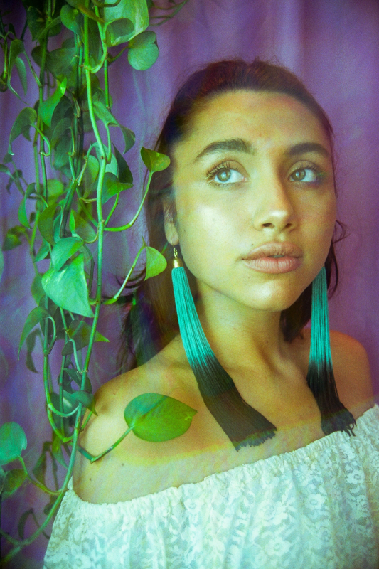 Teal Ombre Earrings