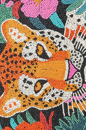 On the Prowl Beaded Handbag