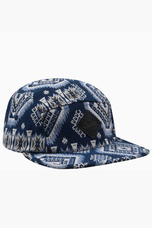 Salty Geo Jacquard 5-Panel Cap