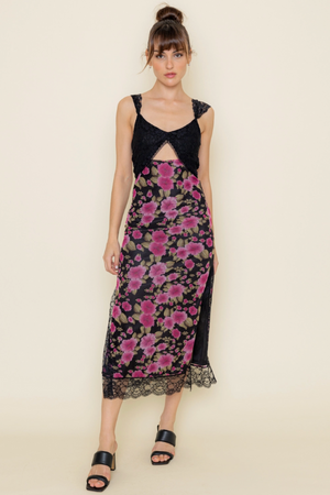 Anna Lace Floral Dress